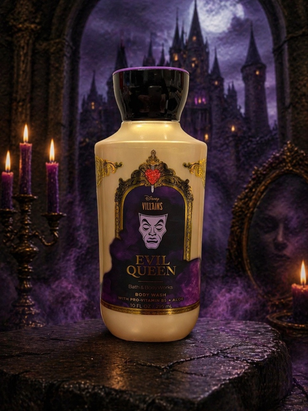 Bath & Body Works Evil Queen Body Wash - Purple, Gold, Black